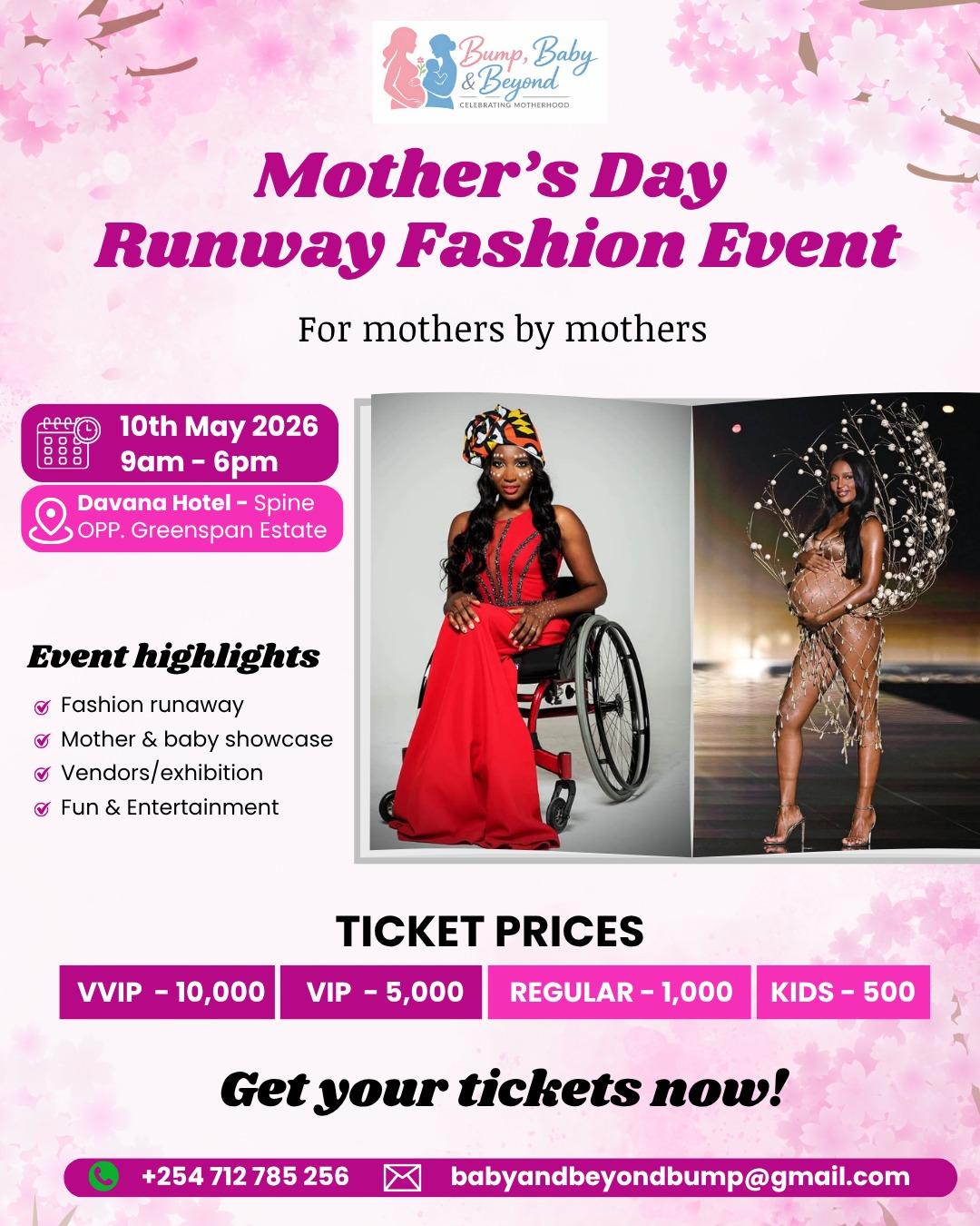 Mother's day Runway Fashion Event