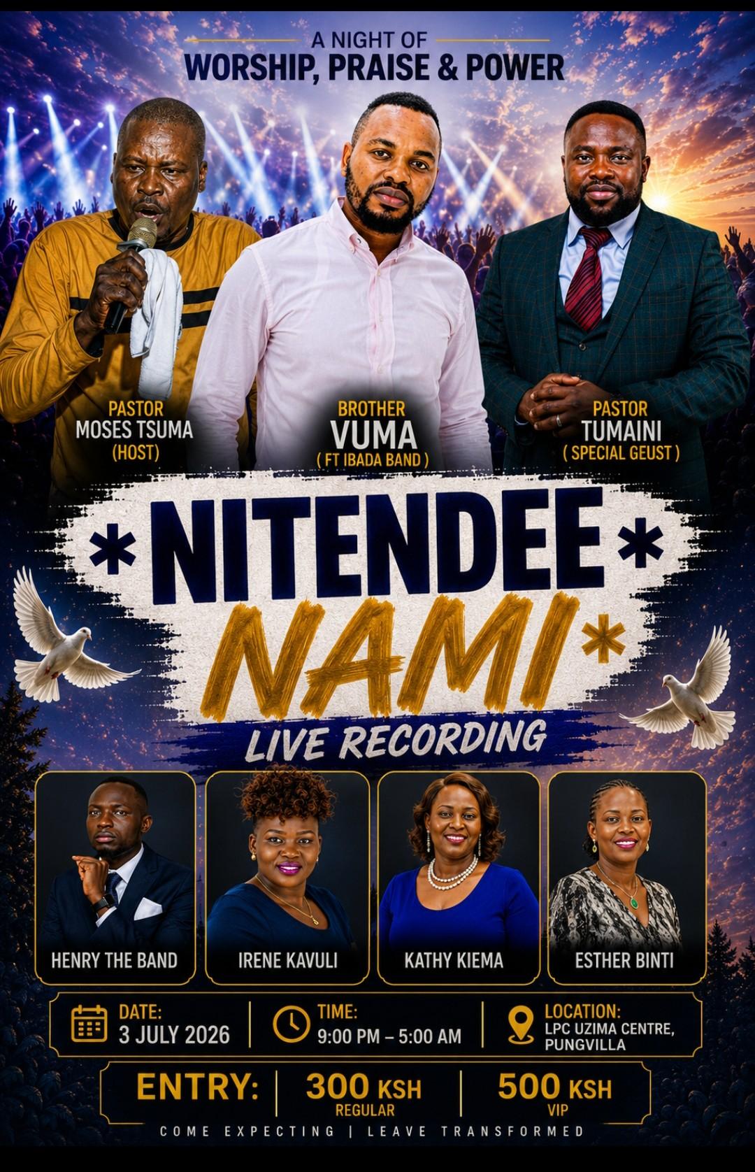 Nitendee Nami Live Recording