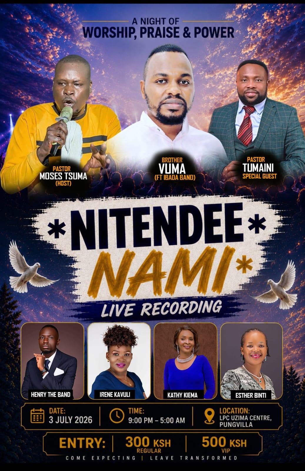 Nitendee Nami Live Recording