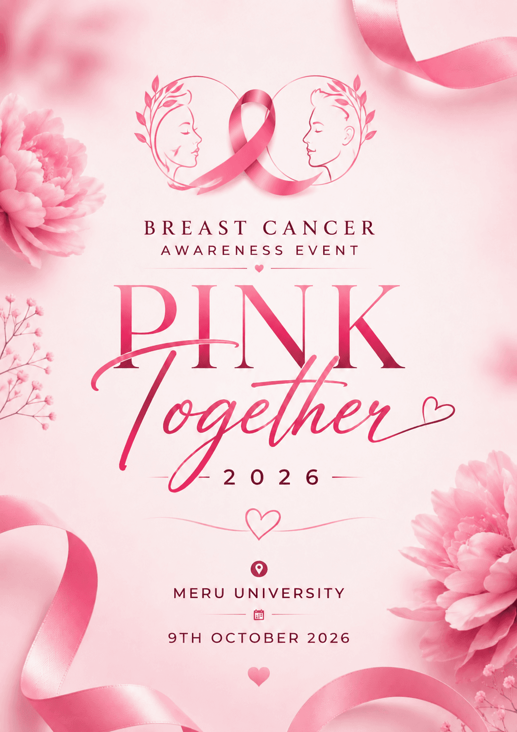 Pink Together 2026 – Meru University Breast Cancer Awareness Conference & Wellness Walk