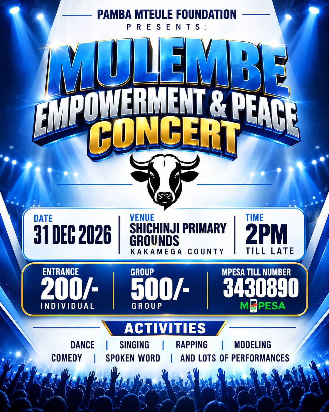 MULEMBE EMPOWERMENT & PEACE CONCERT 2026