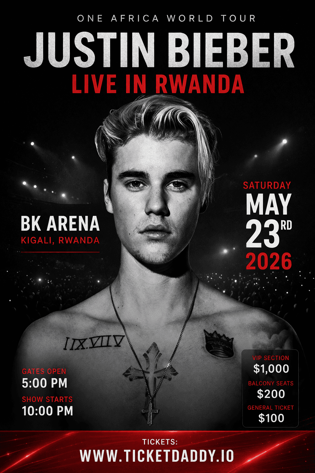 JUSTIN BIEBER LIVE IN RWANDA