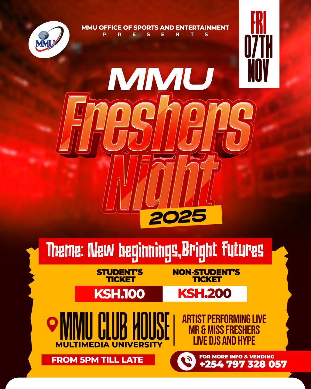 MMU Freshers Night 2025