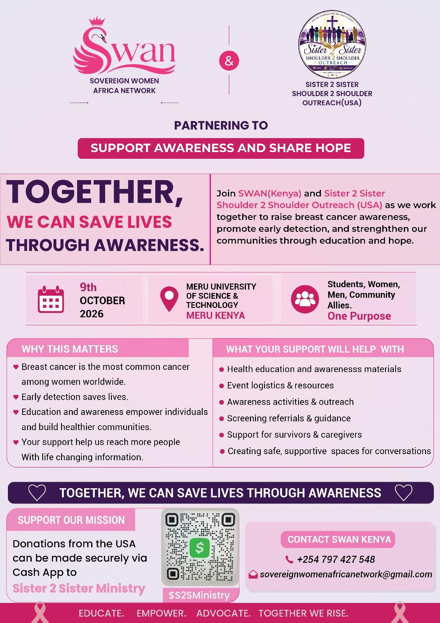 PINK TOGETHER β€οΈ
BREAST CANCER AWARENESS EVENT π-1785683020378